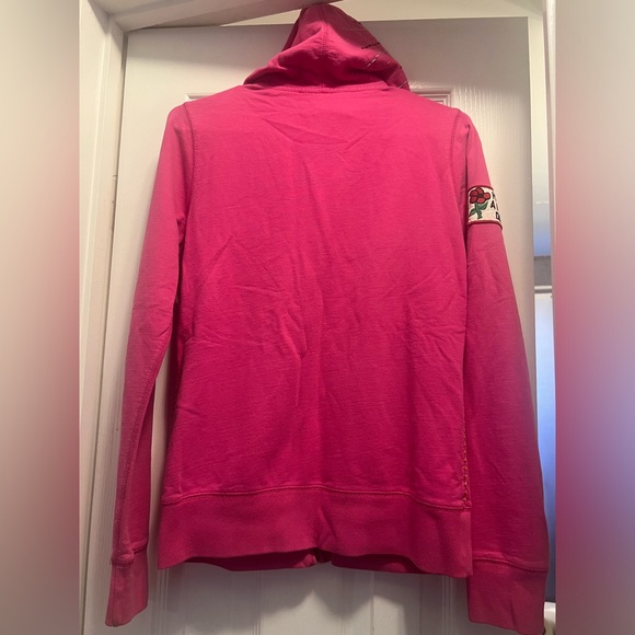 Vintage Lucky Zip-Up Sweatshirt with hand-stitching - Picture 2 of 8